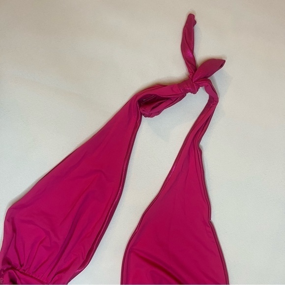 Urban Outfitters Out From Under Marina Metallic Pink One Piece Swimsuit Sz M NWT - Picture 16 of 16